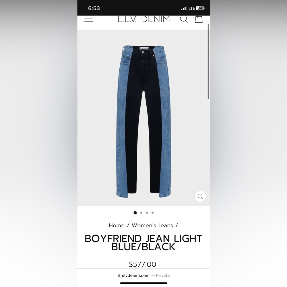 E.L.V.Denim jeans